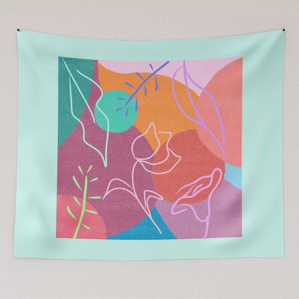 Item preview, Floral abstract and line art designed and sold by GraziBarth.