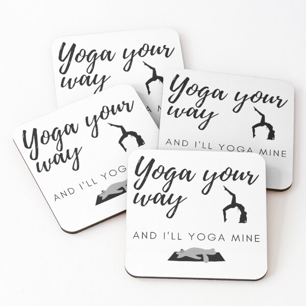 Item preview, Funny Yoga Pun Cat, Yoga Pose Black Silhouette designed and sold by WhimsicaliTee.