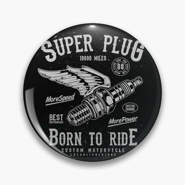 Item preview, Super Plug Born to Ride designed and sold by lunegreiros.