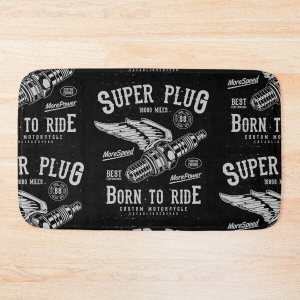 Item preview, Super Plug Born to Ride designed and sold by lunegreiros.