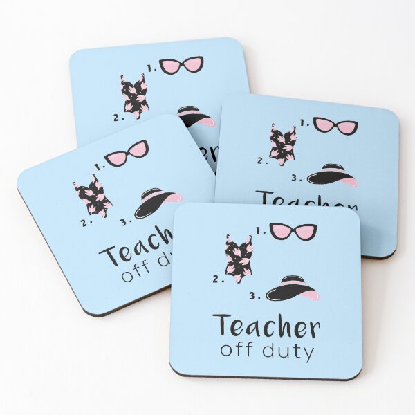 Item preview, Funny Teacher off duty sunglasses beach sunset designed and sold by TamGustam.