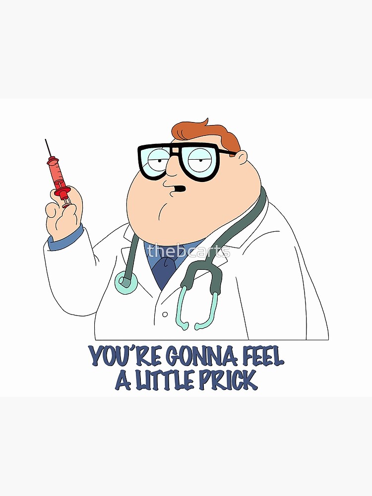 "American Dad B12 You’re Gonna Feel A Little Prick" Poster for Sale by