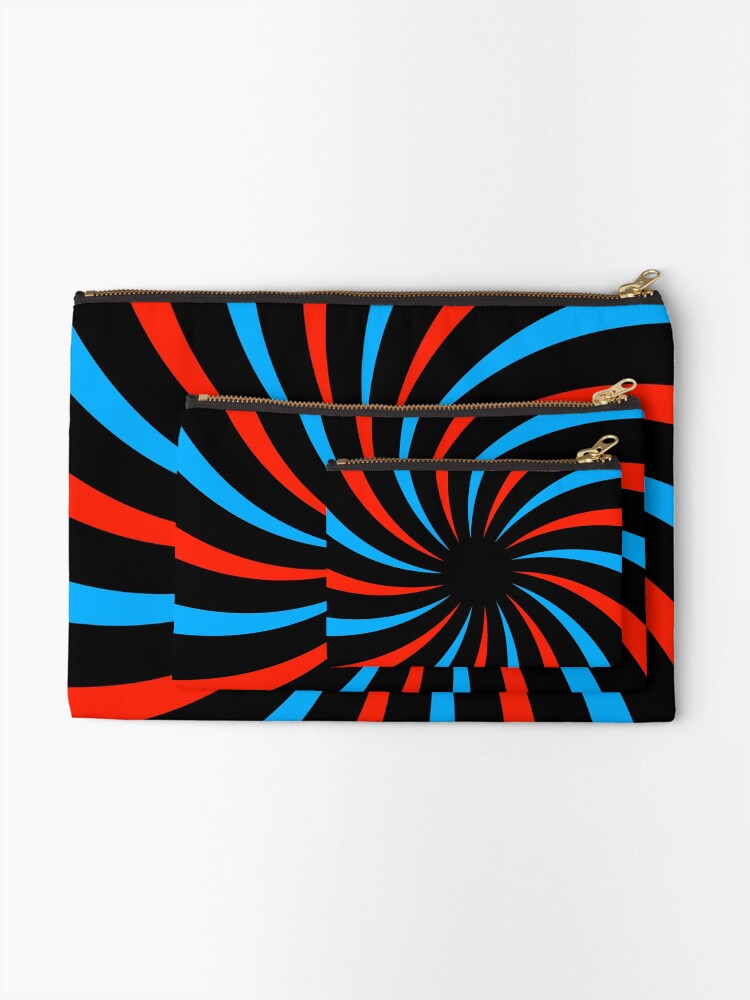 Thumbnail 2 of 4, Zipper Pouch, Vortex designed and sold by swear.