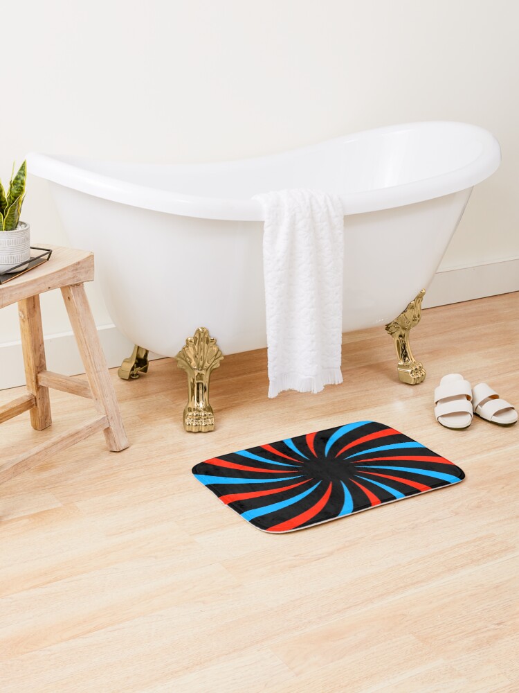 Thumbnail 2 of 6, Bath Mat, Vortex designed and sold by swear.