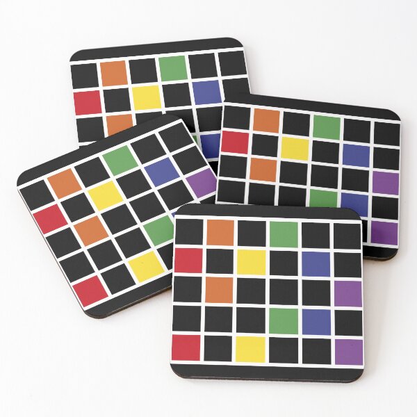 Item preview, Abstract Rainbow LGBTQ Cubism Art Minimalist for Hipsters designed and sold by Crow and Monkey.