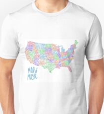 Map of Music Unisex T-Shirt