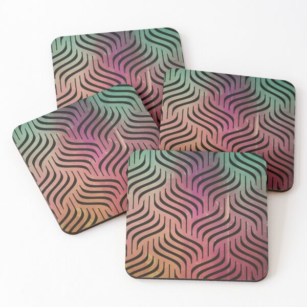 Item preview, Rainbow Gradient Wavy Diamonds Pattern  designed and sold by Designs By YL.