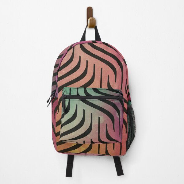 Item preview, Rainbow Gradient Wavy Diamonds Pattern designed and sold by Designs By YL.
