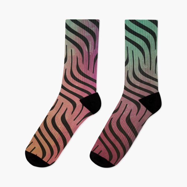 Artikelvorschau, Wellenförmiges Regenbogen-Farbverlaufs-Diamantenmuster entworfen und verkauft von Designs By YL.