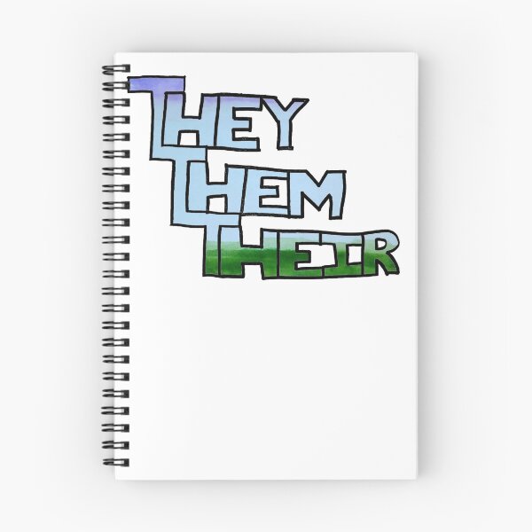 Item preview, They Them Their in Genderqueer Pride Colors designed and sold by tristiannovack.