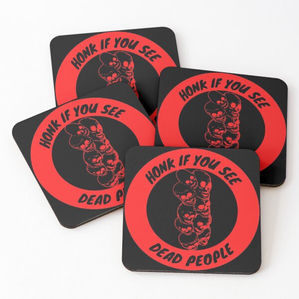 Item preview, Honk If You See Dead People - Scary Skulls design designed and sold by LordAudes.