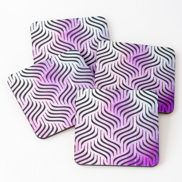 Item preview, Purple Wavy Diamonds Pattern  designed and sold by Designs By YL.