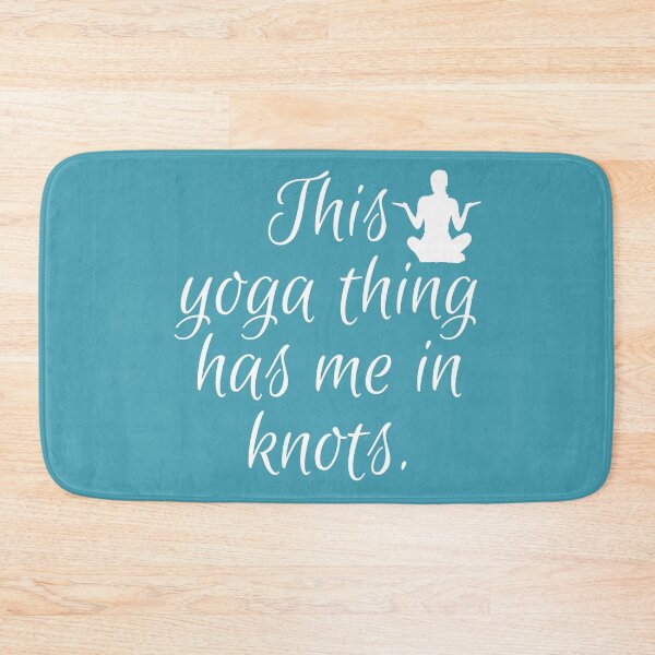 Item preview, Funny Yoga, White Silhouette Yoga Pose designed and sold by WhimsicaliTee.