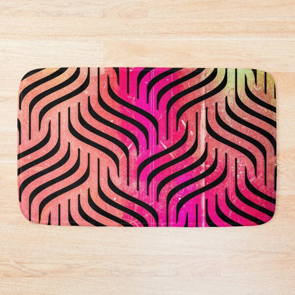 Item preview, Hot Pink Wavy Diamonds Pattern  designed and sold by Designs By YL.