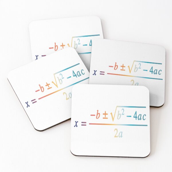 Item preview, quadratic formula, mathematics designed and sold by D2X-design.