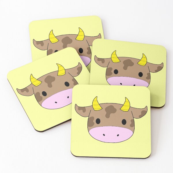 Item preview, Kawaii Cow - Chocolate designed and sold by TheeForestFox Shop.