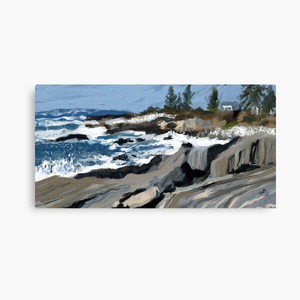 Rocky coast of Maine Canvas Print