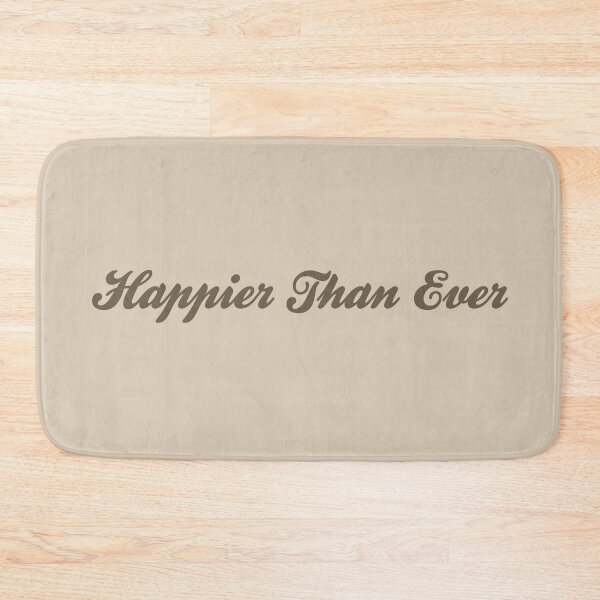 Item preview, happier than ever beige cursive billie  designed and sold by thewayitshine.