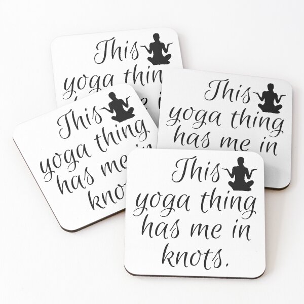 Item preview, Funny Yoga, Black Silhouette Yoga Pose designed and sold by WhimsicaliTee.