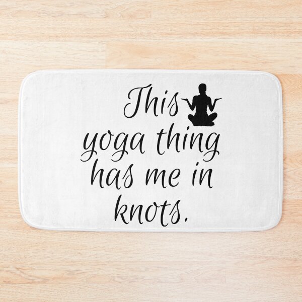 Item preview, Funny Yoga, Black Silhouette Yoga Pose designed and sold by WhimsicaliTee.
