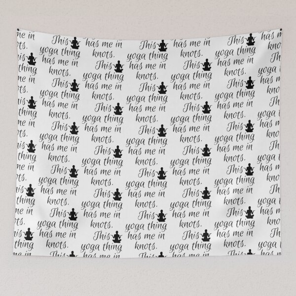 Item preview, Funny Yoga, Black Silhouette Yoga Pose designed and sold by WhimsicaliTee.