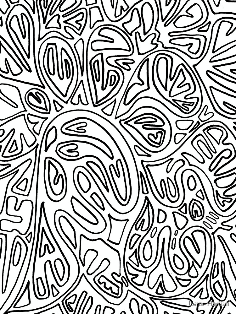 Doodle Print by LenaYH