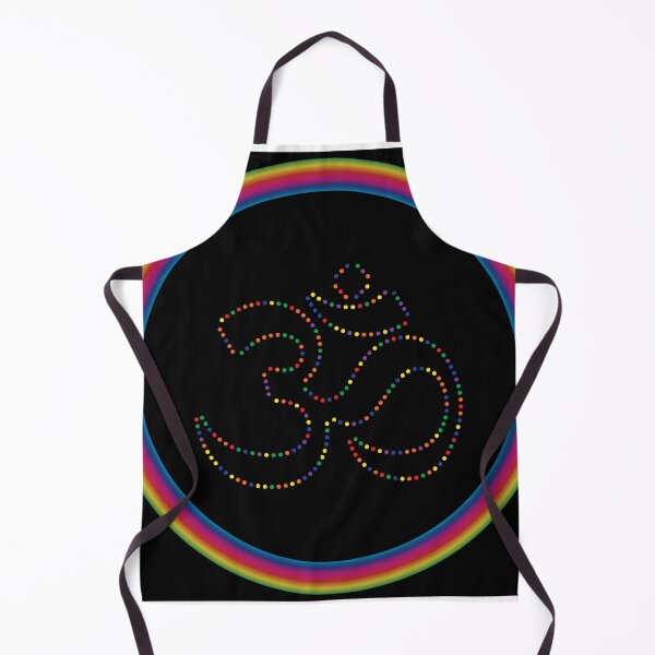 Item preview, Sacred Indian Geometry Mystical Meditative Diagram Symbol - Vector Rainbow Aum or Om Yantra designed and sold by Aenota.