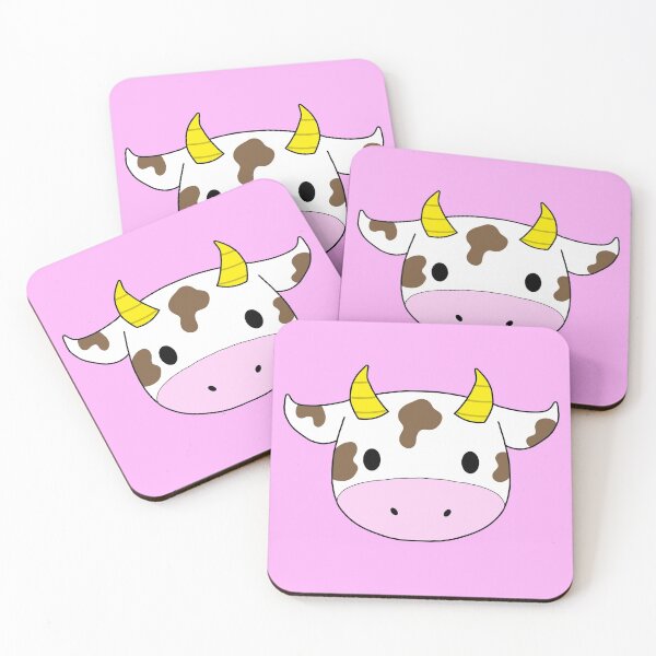 Item preview, Kawaii Cow - White & Brown designed and sold by TheeForestFox Shop.