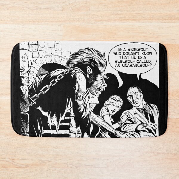 Item preview, Is a werewolf who doesn't know he is a werewolf called an unawarewolf? designed and sold by monsterplanet.