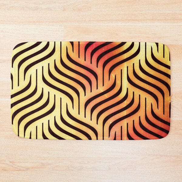 Item preview, Orange Wavy Diamonds Pattern  designed and sold by Designs By YL.
