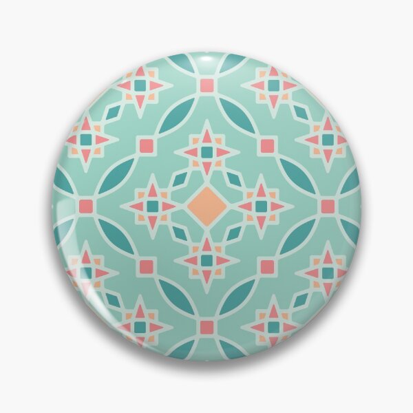 Item preview, Beach Tile Quatrefoil Pattern designed and sold by sarabethtextile.