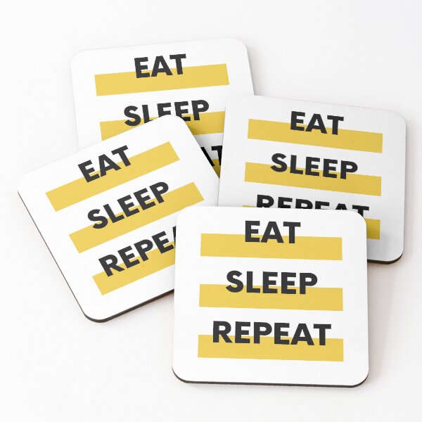 Item preview, Eat Sleep Repeat T-Shirt designed and sold by LJ4EVER.