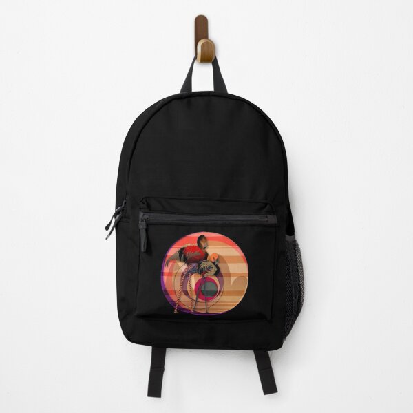 Item preview, Elegant gold Flamingo with Abstract Sunset - Caroline Laursen Original designed and sold by Caroline Laursen.