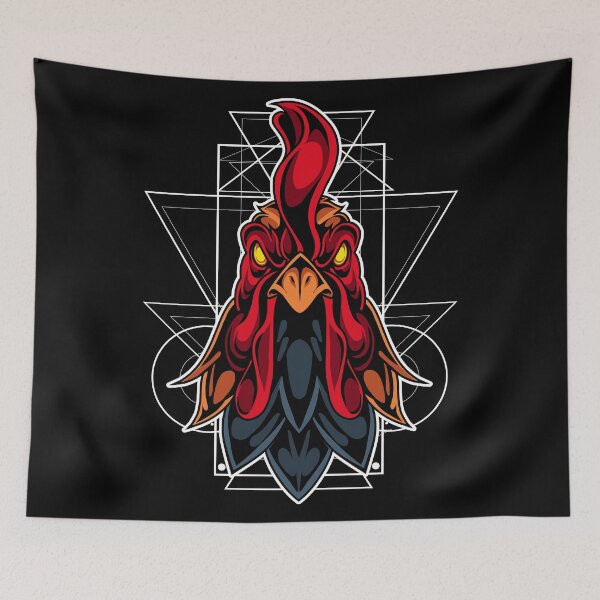 Item preview, Geometric rooster. designed and sold by emphatic.
