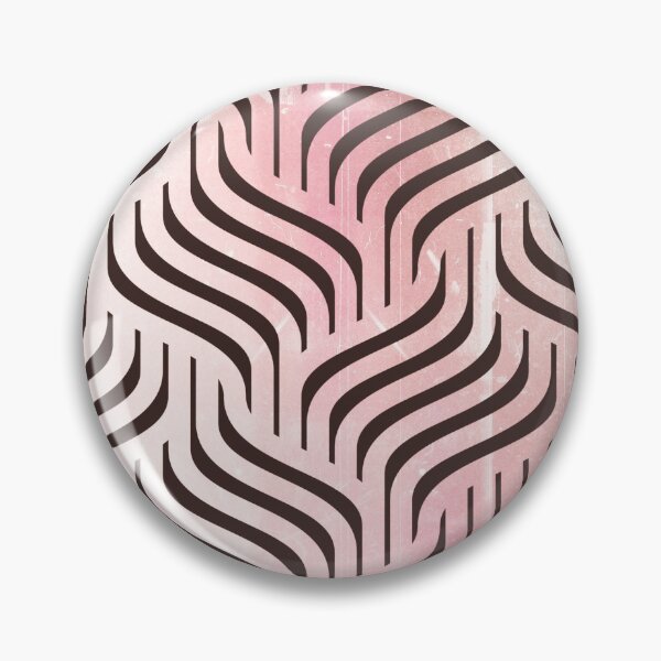 Item preview, Blush Pink Wavy Diamonds Pattern  designed and sold by Designs By YL.