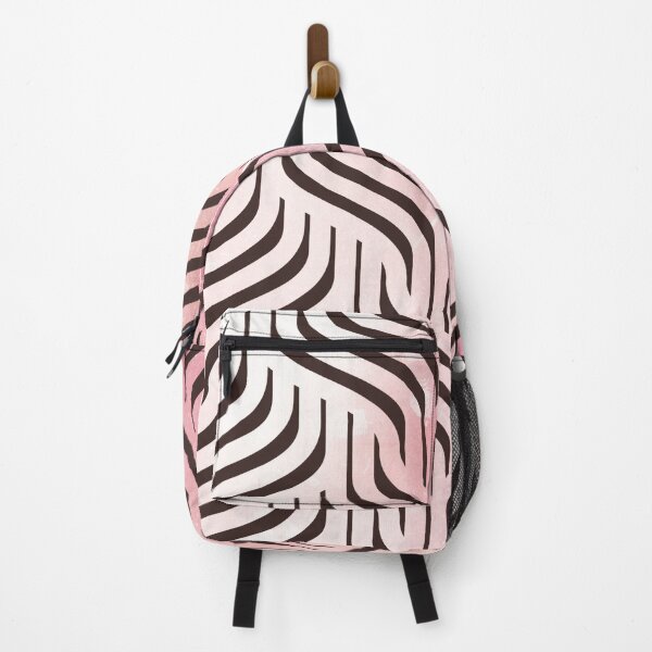 Item preview, Blush Pink Wavy Diamonds Pattern designed and sold by Designs By YL.