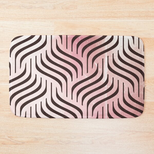 Item preview, Blush Pink Wavy Diamonds Pattern  designed and sold by Designs By YL.