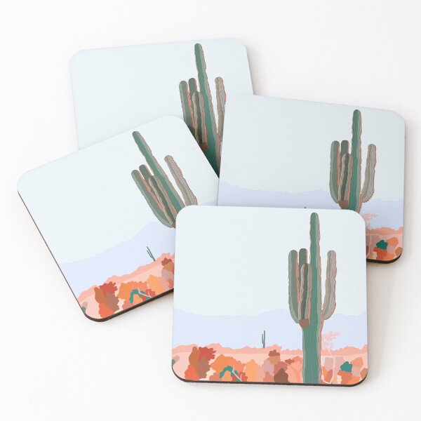 Item preview, Saguaro cactus scenery designed and sold by TheCozyCritterClub.