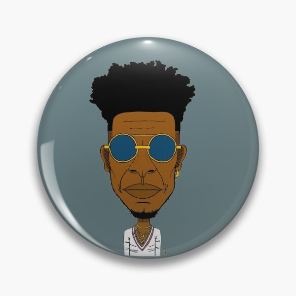 Item preview, Drawn portrait of saxophonist (Glasses) designed and sold by Eric Sintès.