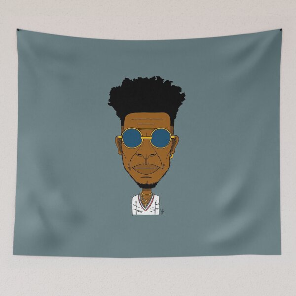 Item preview, Drawn portrait of saxophonist (Glasses) designed and sold by Eric Sintès.
