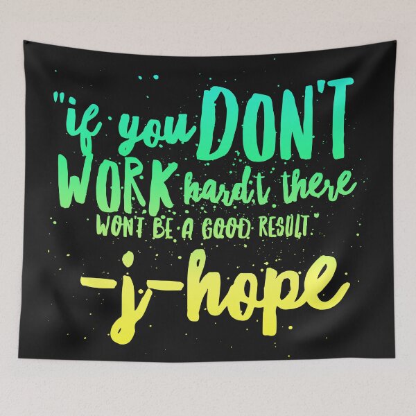Item preview,  hoseok quoteb bts neon cool  typography designed and sold by THB designs.