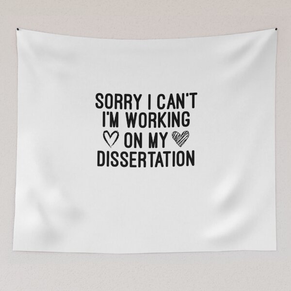 Item preview, Sorry I Can't I'm Working On My Dissertation designed and sold by Simoakn.