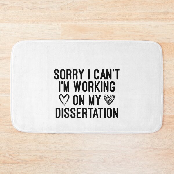 Item preview, Sorry I Can't I'm Working On My Dissertation designed and sold by Simoakn.