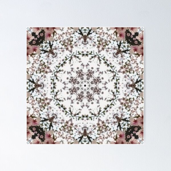 Item preview, Cherry Blossoms Floral Geometric Abstract Pattern designed and sold by GoeCentric.