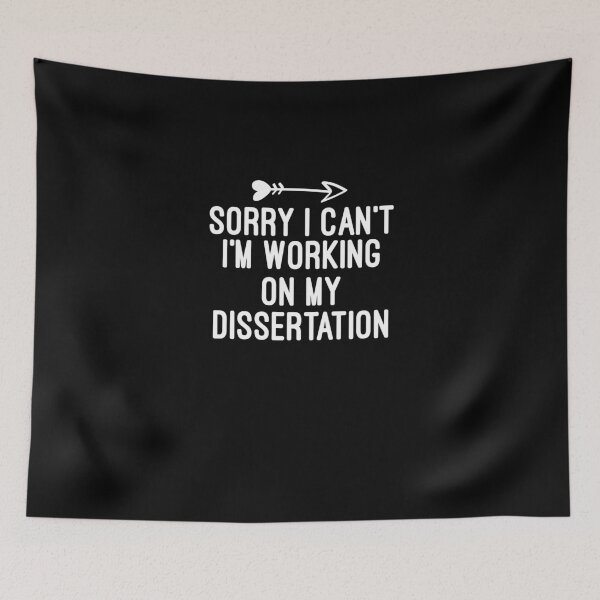Item preview, Sorry I Can't I'm Working On My Dissertation designed and sold by Simoakn.