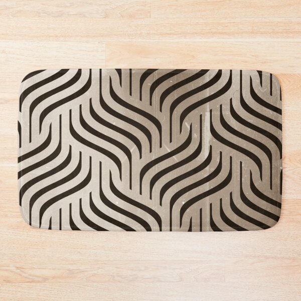 Item preview, Brown Wavy Diamonds Pattern  designed and sold by Designs By YL.