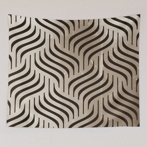 Artikelvorschau, Brown Wavy Diamonds Pattern entworfen und verkauft von Designs By YL.