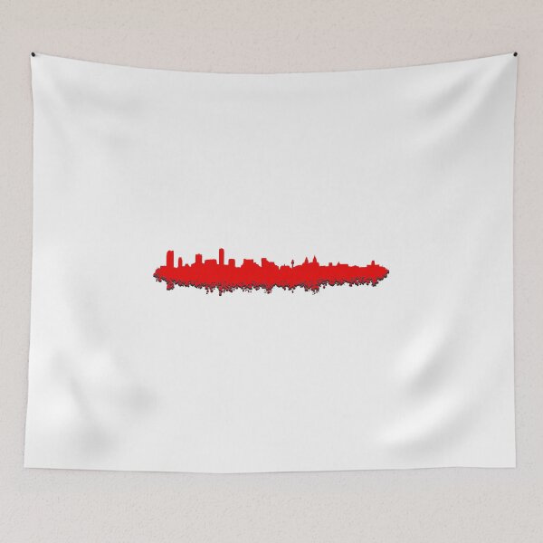 Item preview, Liverpool Skyline Rocks Red designed and sold by Paul Madden.