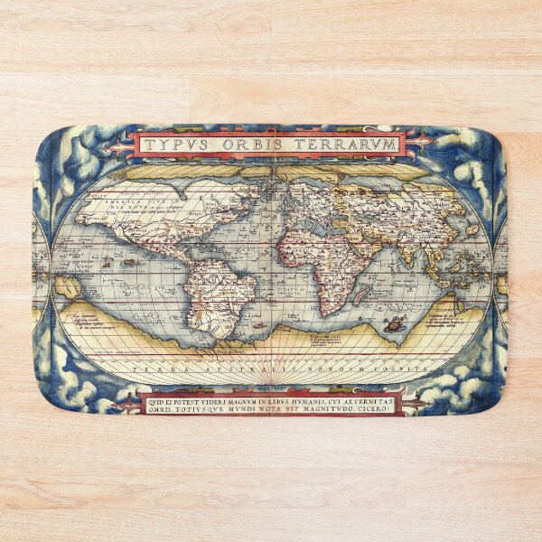 Item preview, Ortelius World Map designed and sold by Weston  Westmoreland.