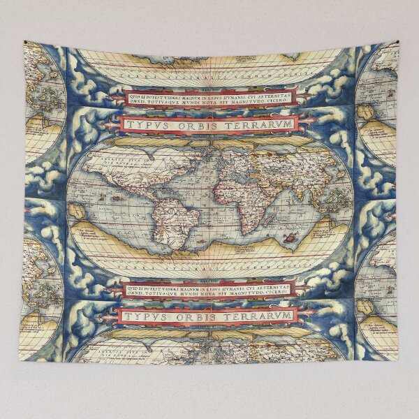 Item preview, Ortelius World Map designed and sold by Weston  Westmoreland.